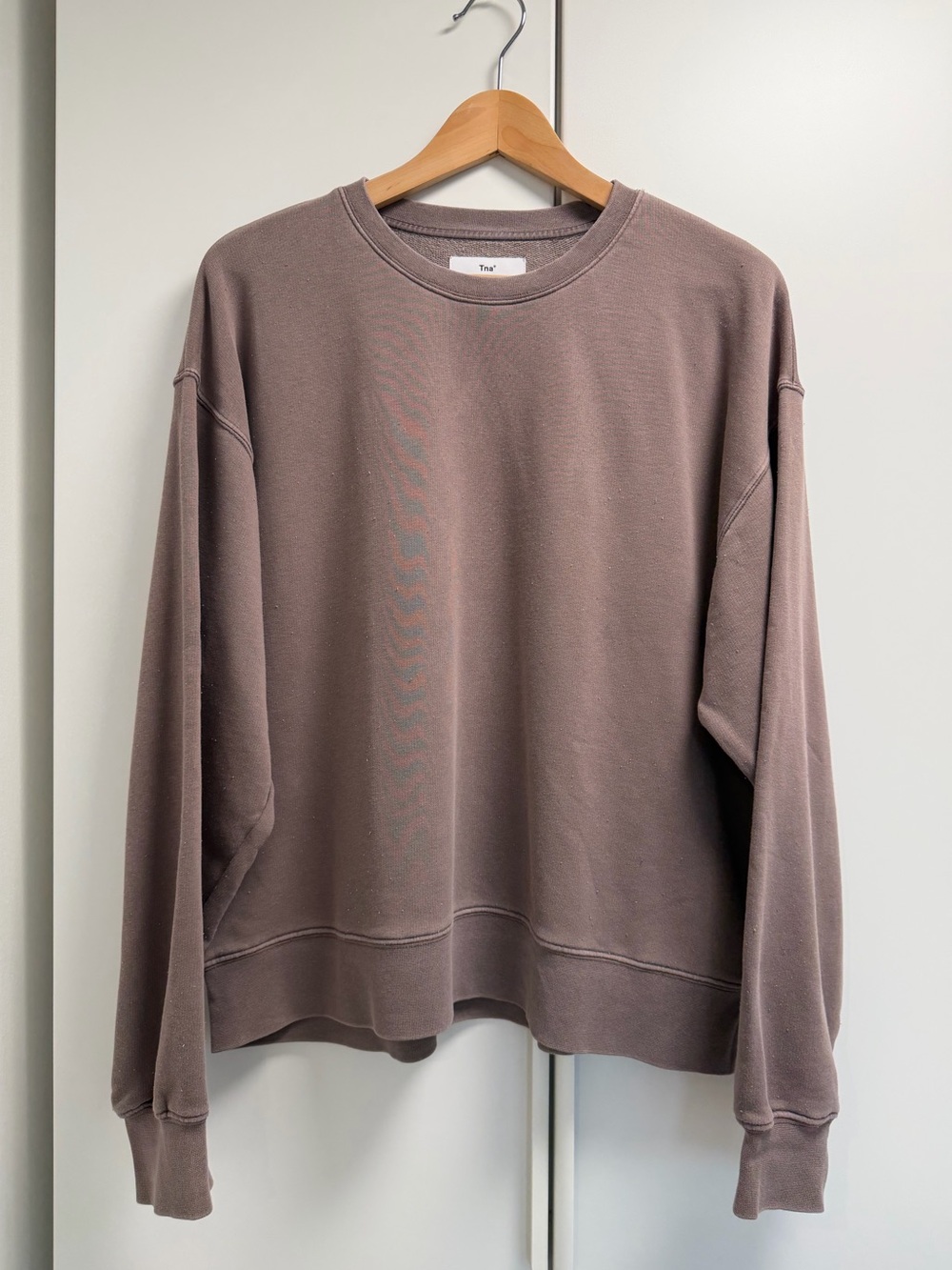 Aritzia Tna Taupe Crewneck Sweatshirt - Woman’s Pullover